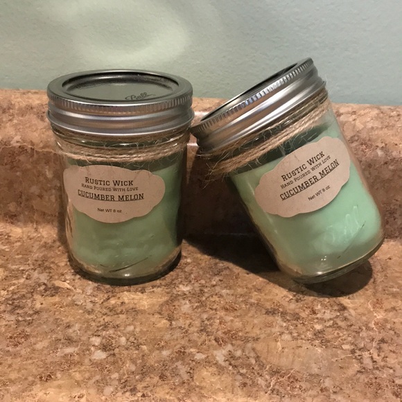 Cucumber Melon Scented Candle 8oz - Picture 1 of 1